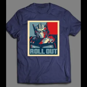 Transformer Leader Optimusroll Out Pop Art Shirt