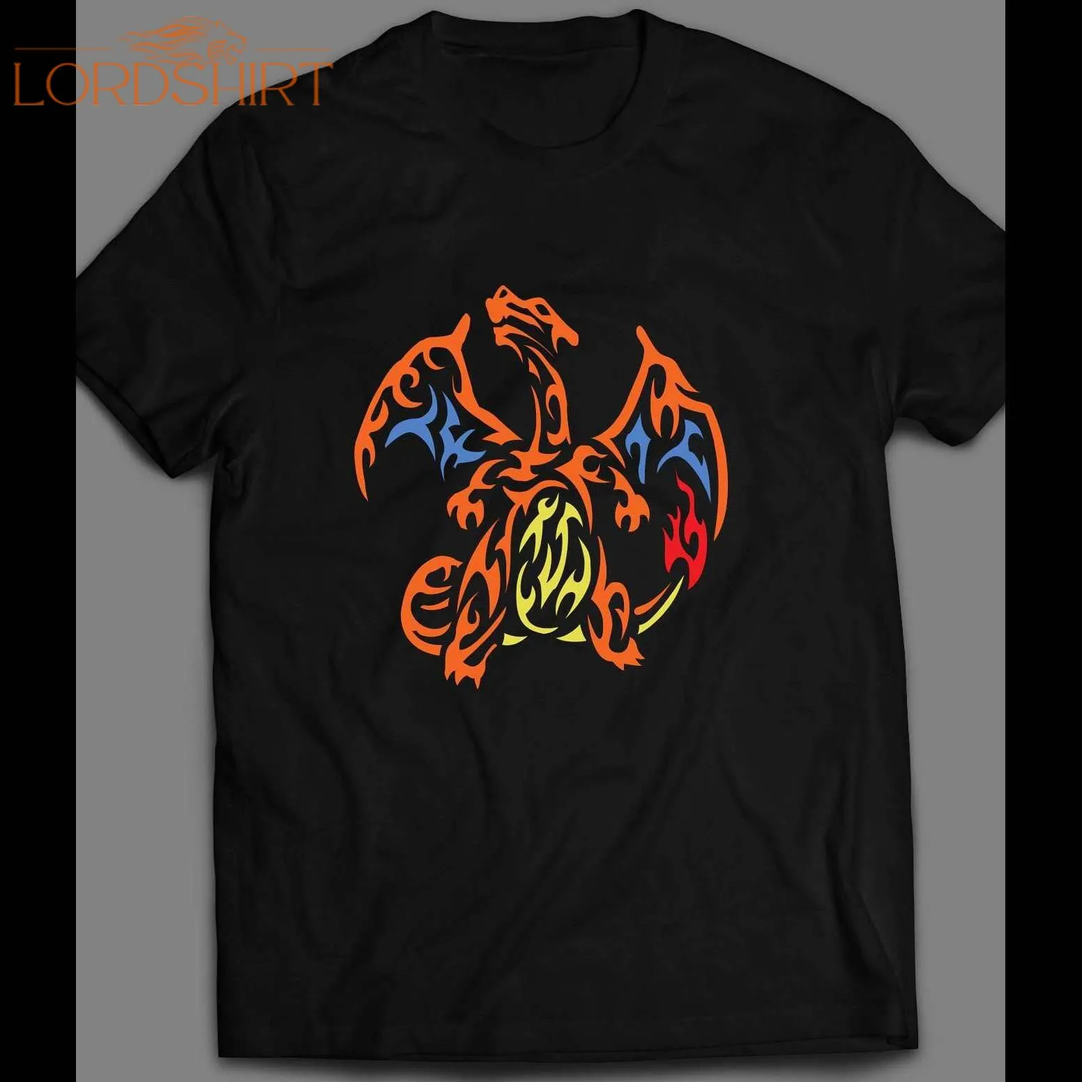 Tribal Charizard Custom Poke Monsters Art Shirt