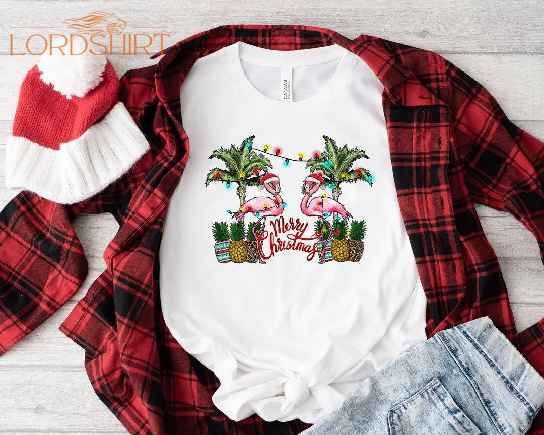 Tropical Christmas Shirts Hawaii Christmas Family Matching