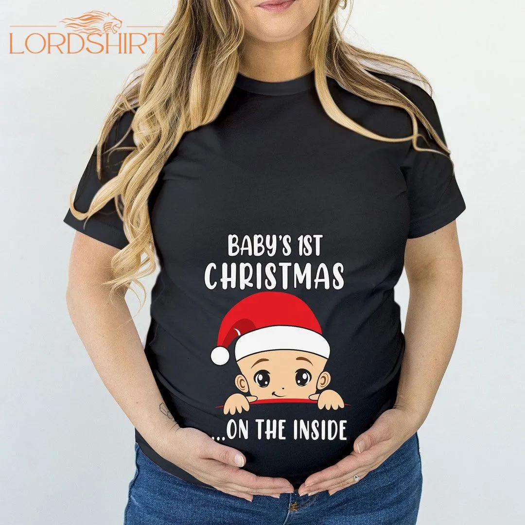 TSHIRT 5031 BABY'S 1st CHRISTMAS On The Inside Maternity