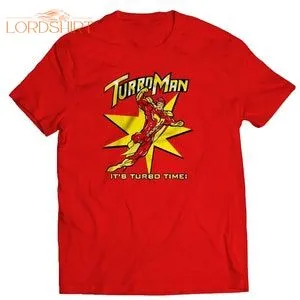 Turbo Man Christmas T-shirt Unisex Jingle Movie Action Figure