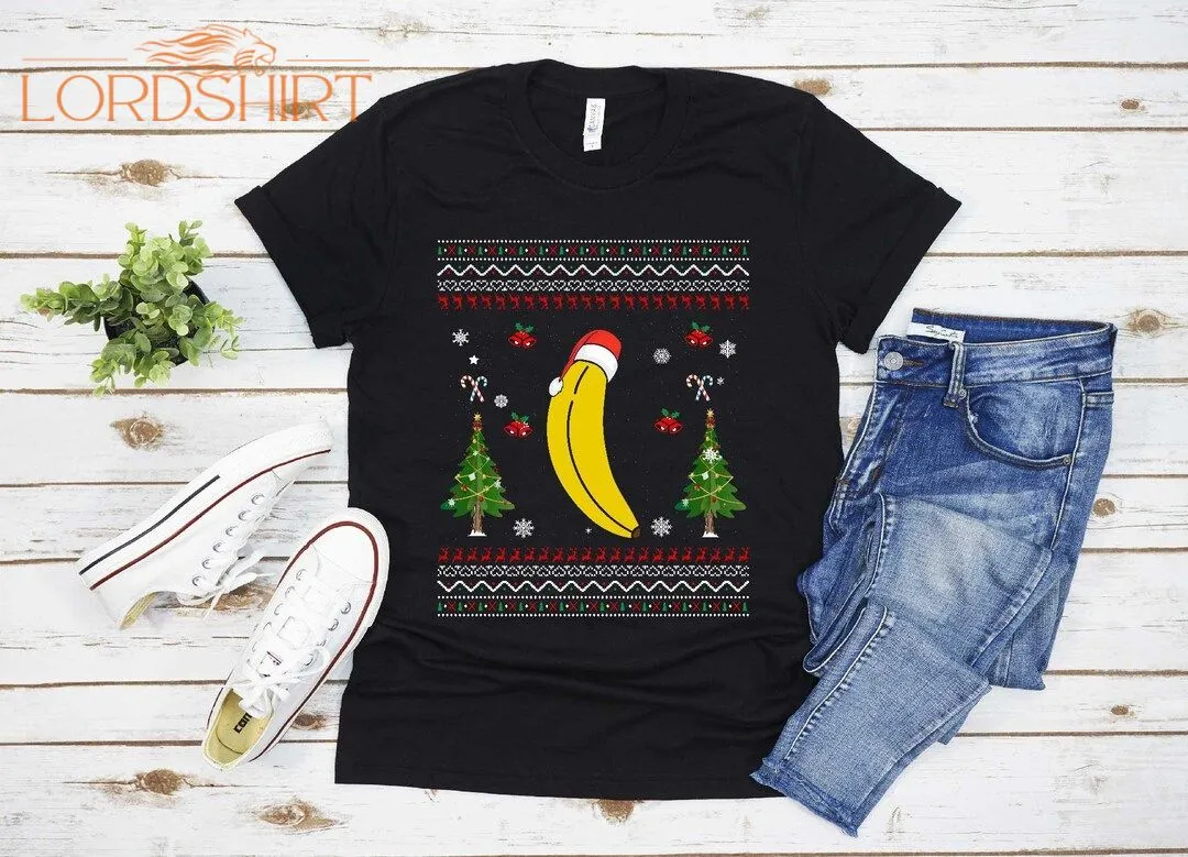 Ugly Banana Christmas T-shirt For Men Women Christmas