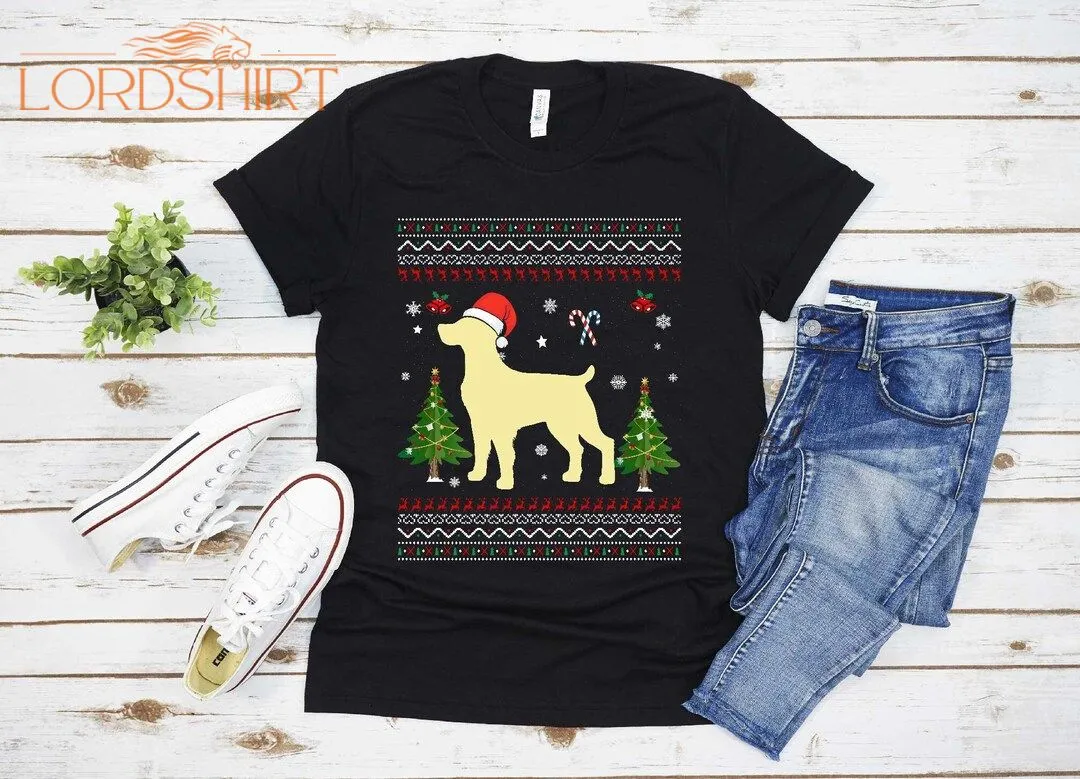 Ugly Brittany Spaniel Dog Christmas T-shirt For Men Women