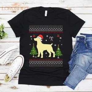 Ugly Brittany Spaniel Dog Christmas T-shirt For Men Women