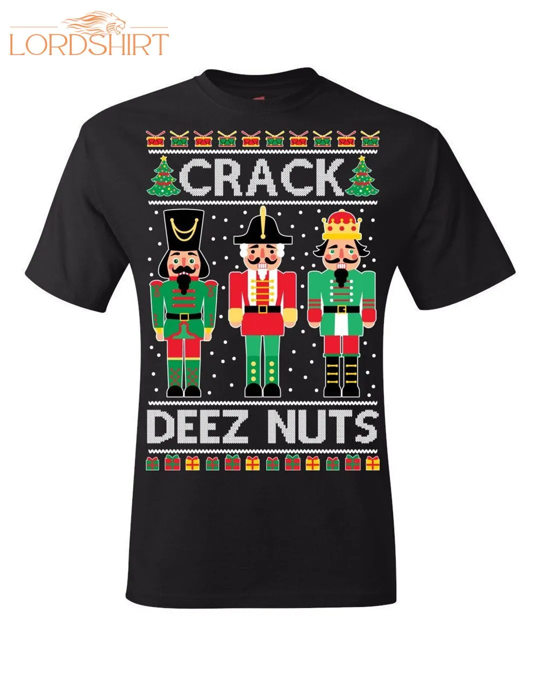 Ugly Christmas T-shirt Nutcracker Crack Deez Nuts Tee Shirt