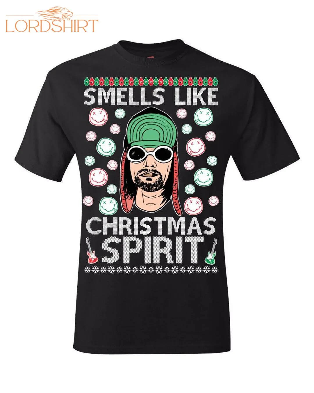 Ugly Christmas T-shirt Smells Like Christmas Spirit Tee Shirt