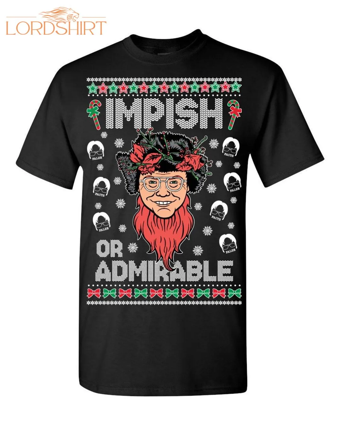 Ugly Christmas T-shirt The Office Belsnickel Impish Or