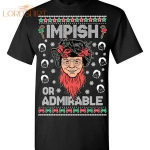 Ugly Christmas T-shirt The Office Belsnickel Impish Or