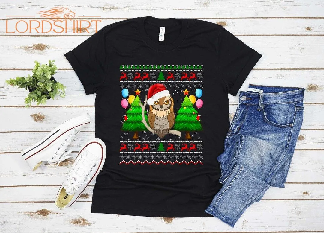 Ugly Owl Christmas T-shirt For Men Women Christmas Sweatshirt