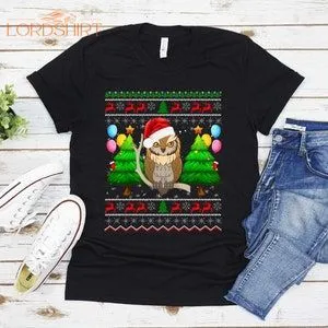 Ugly Owl Christmas T-shirt For Men Women Christmas Sweatshirt