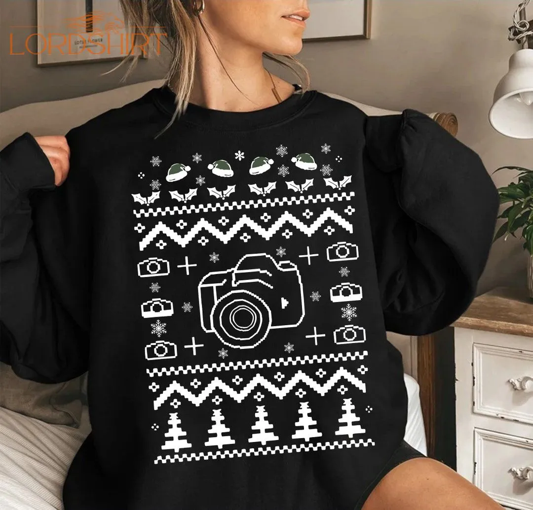 Ugly Photography Xmas Sweatshirt Photographer Ugly Christmas