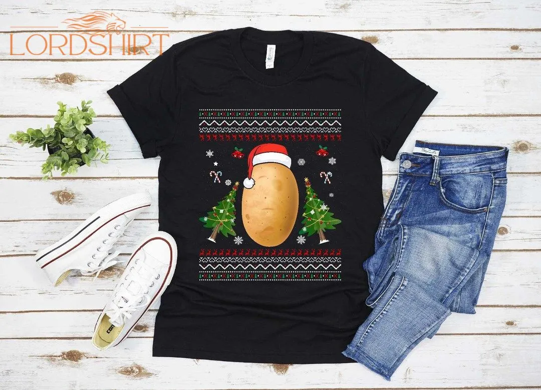 Ugly Potato Christmas T-shirt For Men Women Christmas