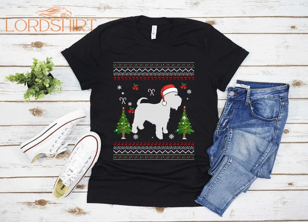 Ugly Scottish Terrier Dog Christmas T-shirt For Men Women