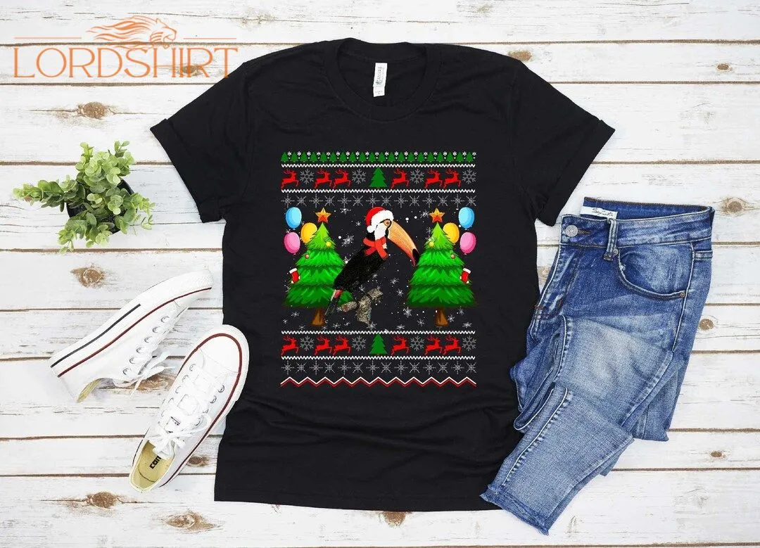 Ugly Toucan Christmas T-shirt For Men Women Christmas