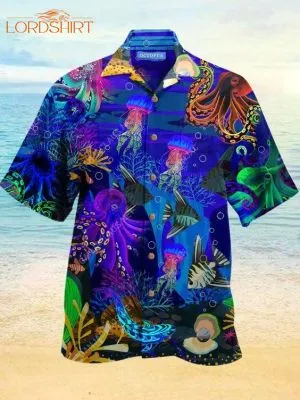 Undersea Octopus Hawaiian Shirt
