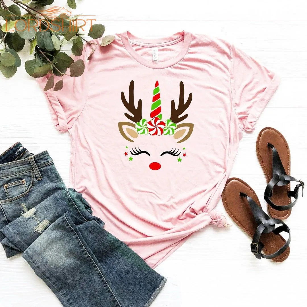 Unicorn Reindeer Shirt Christmas Unicorn Shirt Christmas