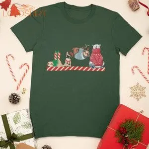 Unisex Animal Christmas T-shirt Christmas T-shirt Christmas