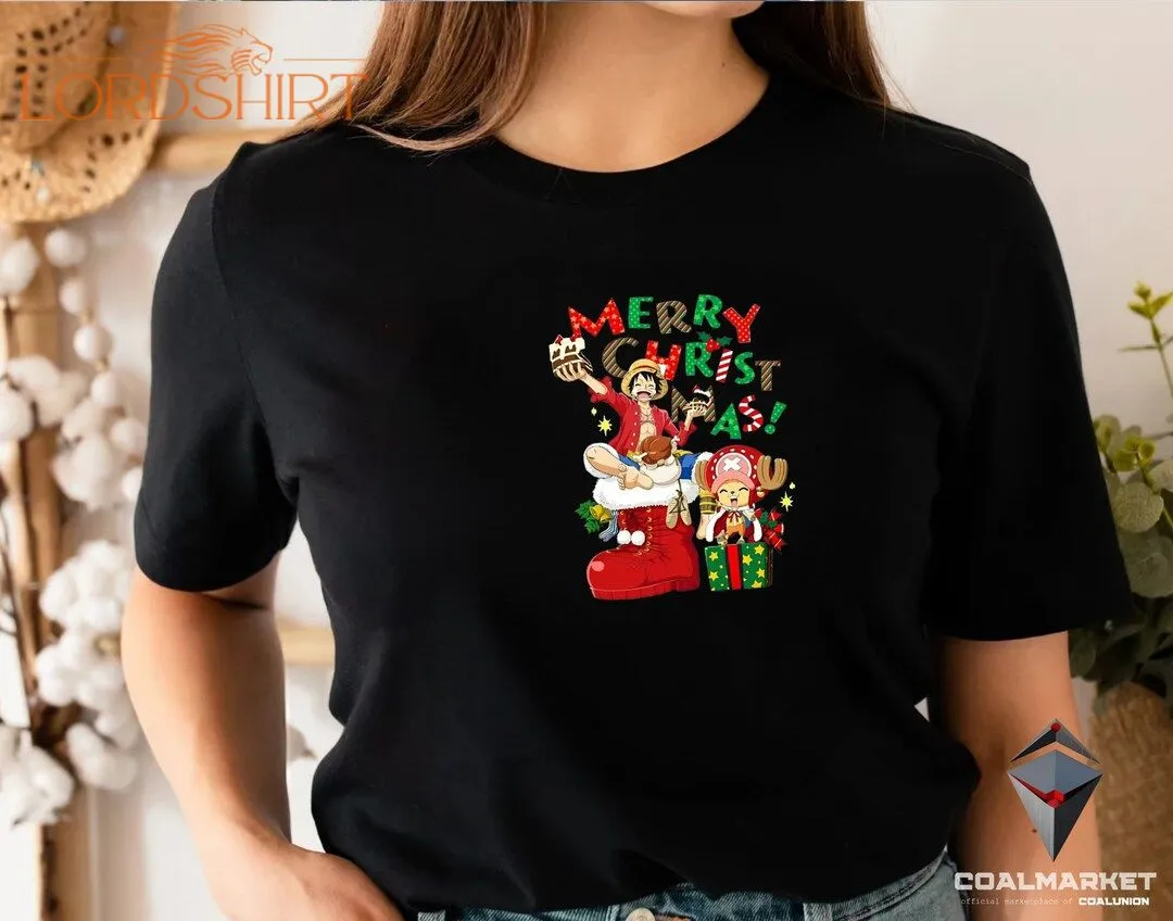 Unisex One Piece Luffy Special Design Christmas Tshirt Luffy