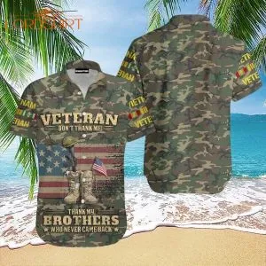 Us Army Vietnam Veteran Hawaiian Shirt