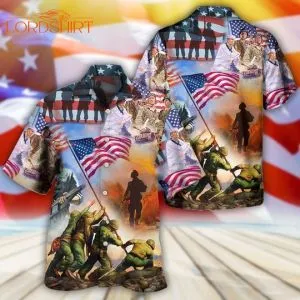 Veteran Usa Veteran Proud Hawaiian Shirt