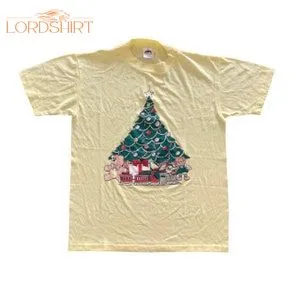 Vintage 1980s Christmas T-shirt Size Large