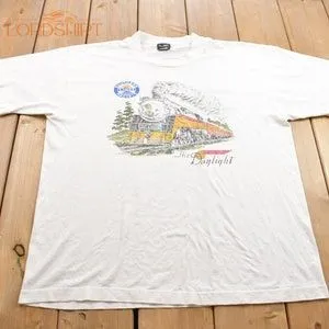 Vintage 1990s Southern Lines Train Souvenir T Shirt /