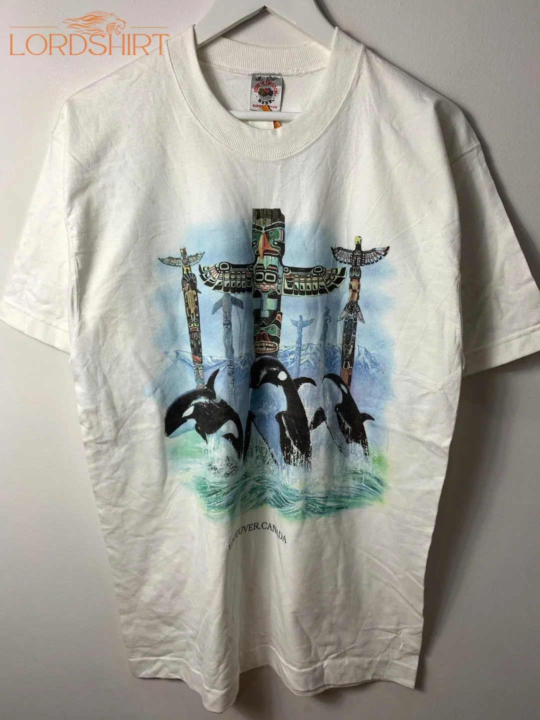 Vintage 90s Kille Whale T-shirt Size M