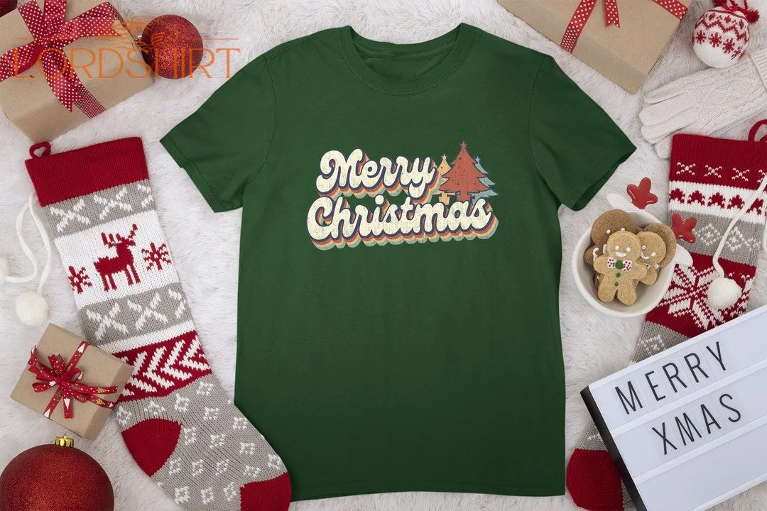 Vintage Merry Christmas T-shirtmerry Christmas