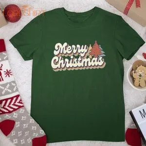 Vintage Merry Christmas T-shirtmerry Christmas