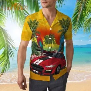 Vintage Mustang Hawaiian Shirt