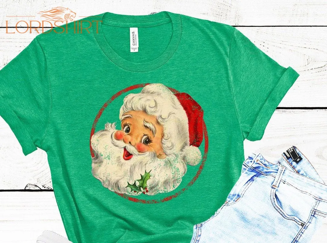 Vintage Santa Claus Christmas Shirt Family Christmas Vintage