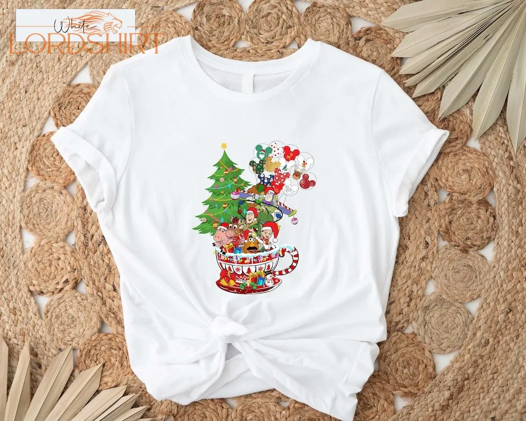 Vintage Toy Story Christmas Tea Cup Shirt Vintage Toy Story