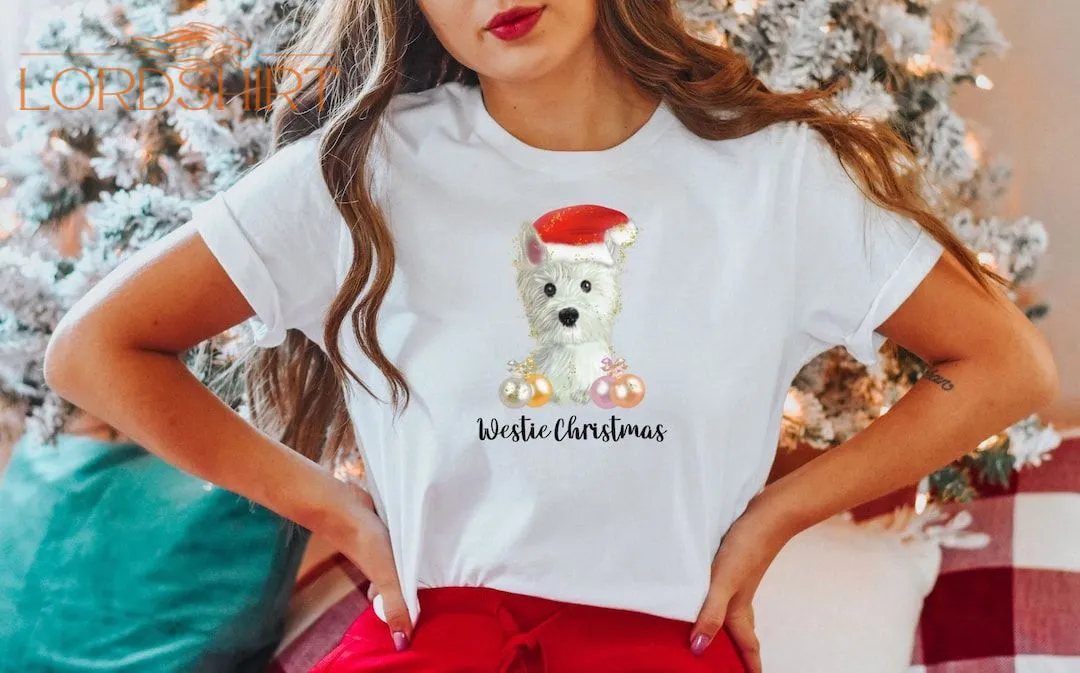 Westie Christmas T-shirt Winter Cozy Christmas Shirt