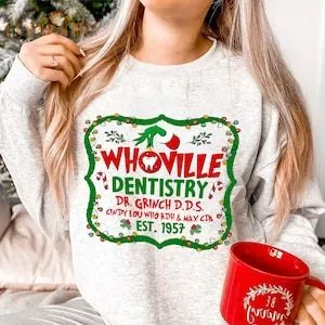 Whoville Dentistry Dr. Grinch Shirt Grinchmas Dental Shirt