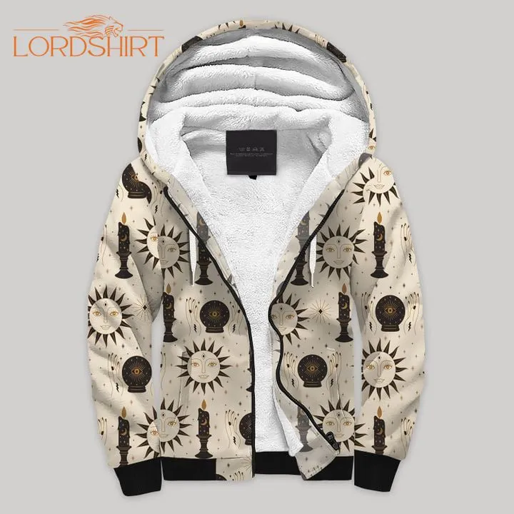 Wicca Sun Magic Fleece Zip Hoodie All Over Print