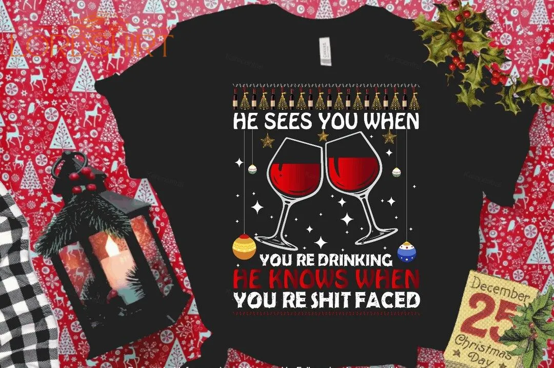 Women's Christmas Shirt Adults Ladies Novelty Xmas