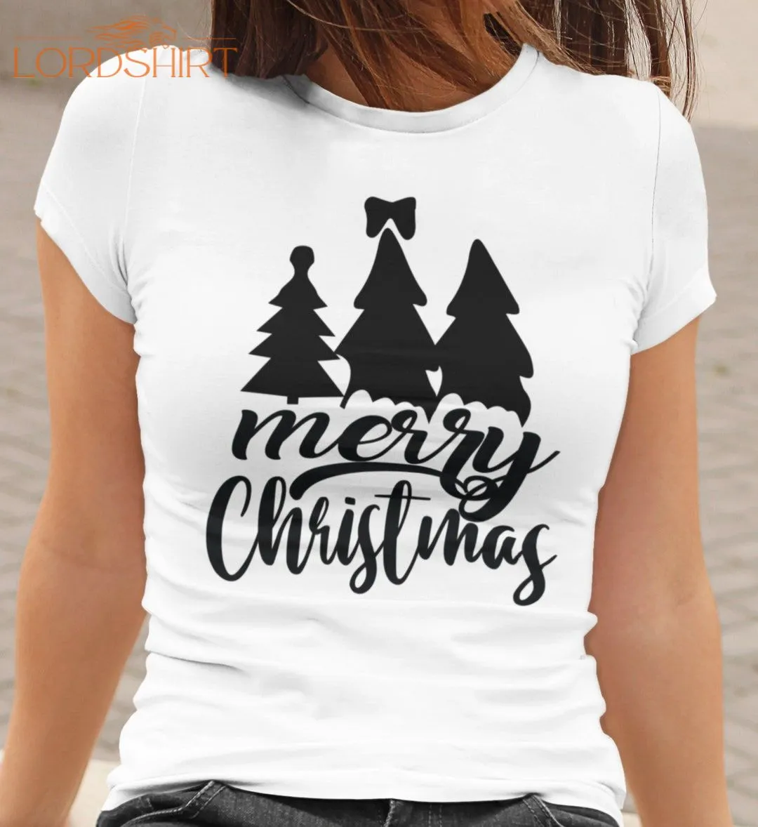 Women's T-shirt Funny Christmas Shirt Merry Christmas