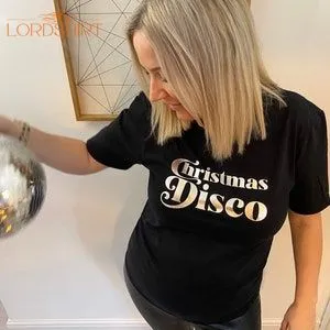 Womens Christmas Disco T-shirt Or Sweater I Disco Tshirt I