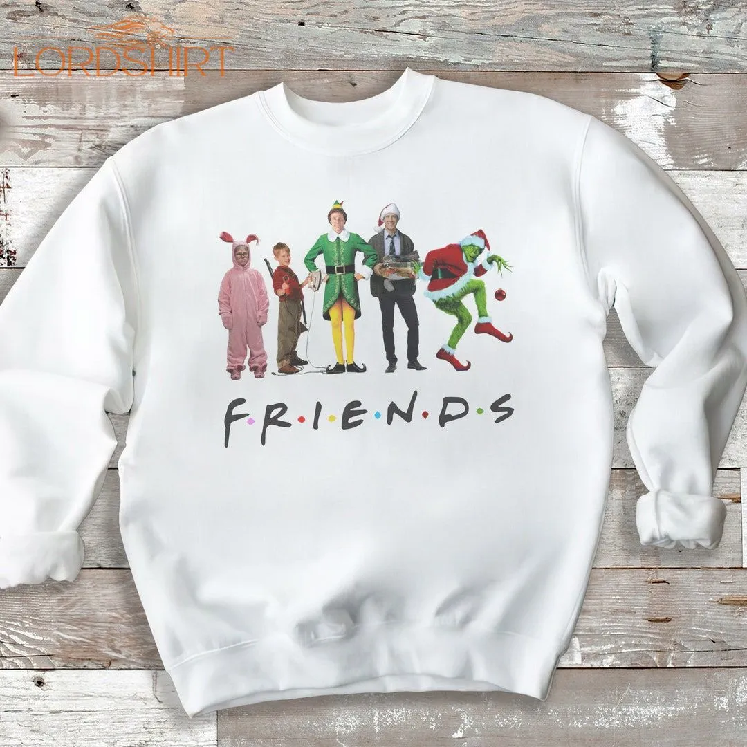 Xmas Friends Adult  Kids Sizes Unisex Christmas Jumper