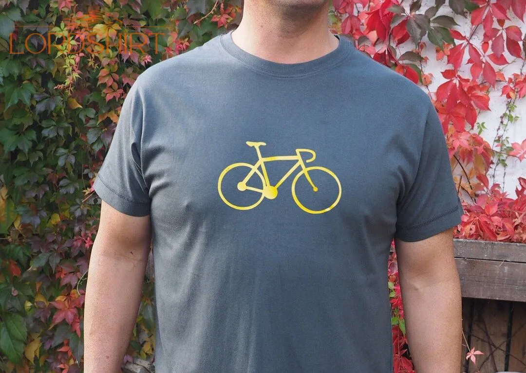 Yellow Bicycle Image T Shirt Christmas T Shirt Gift