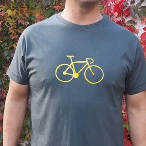 Yellow Bicycle Image T Shirt Christmas T Shirt Gift