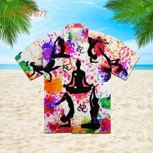 Yoga Color Peace Life Hawaiian Shirt