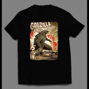 Youth Size King Of Monsters Godzilla Movie Comic Custom Shirt