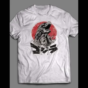 Youth Size Vintage Godzilla Japanese Art Shirt