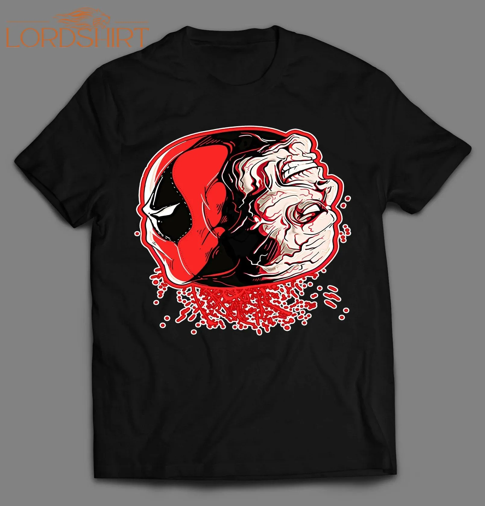 2 Faces Of A Merc Comicbook Hero High Quality Shirt