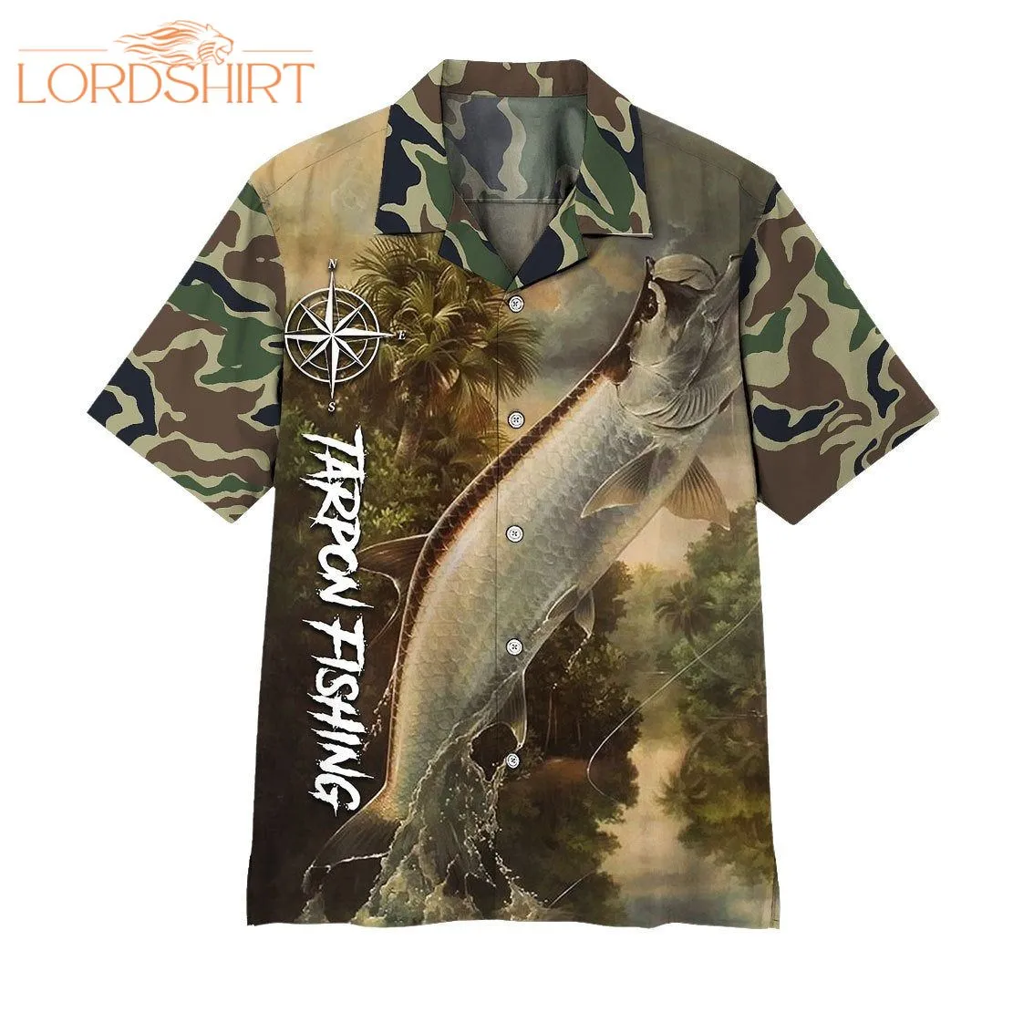 3d Tarpon Fishing Hawaiian Shirt