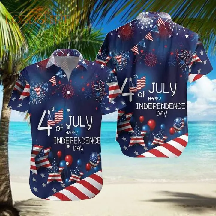 4th July Us Independence Day Hawaiian Shirt