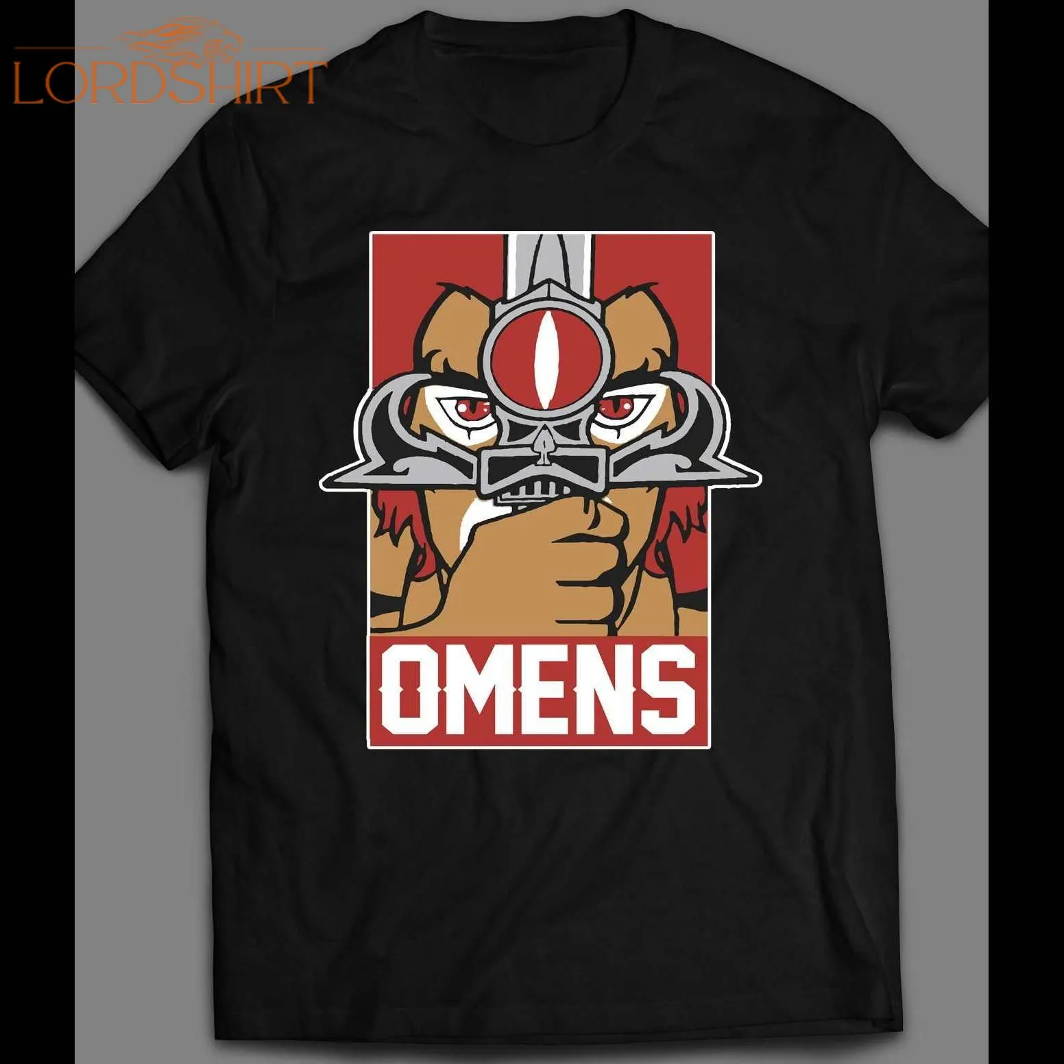 80s Cartoon Sword Of Omens Obey Style Lion-o Shirt