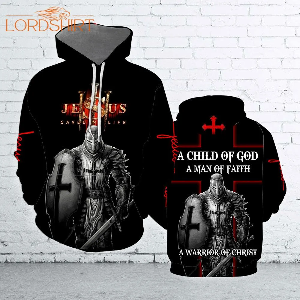 A Child Of God A Man Of Faith A Warrior Of Christ 3d All Over Print For Men Women Adult Hp953