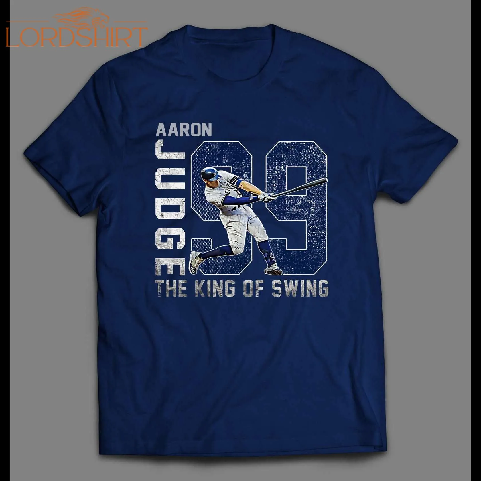 Aaron King Of The Swing Art Baseball Shirt